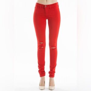 Blank NYC Red Skinny Jeans